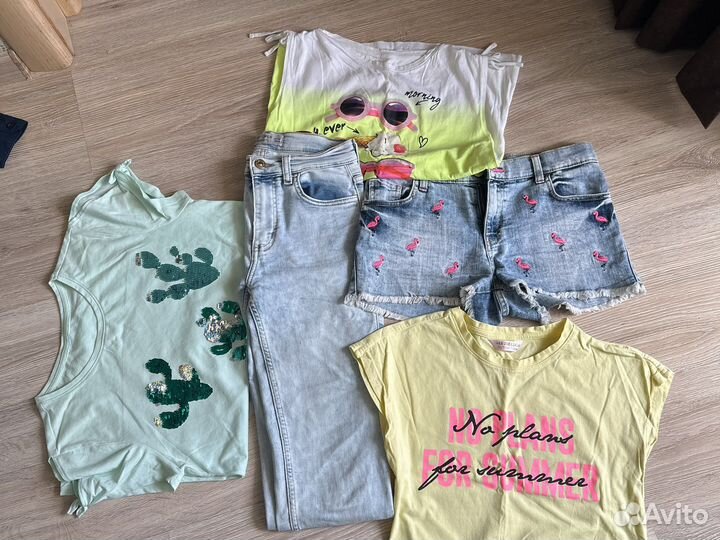 Вещи для девочки пакетом 152 -158 рост