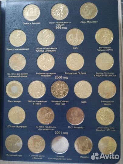 Памятные монеты Польши 2 злота