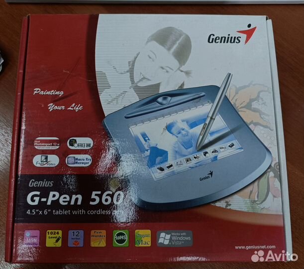 Графический планшет Genius G-Pen 560