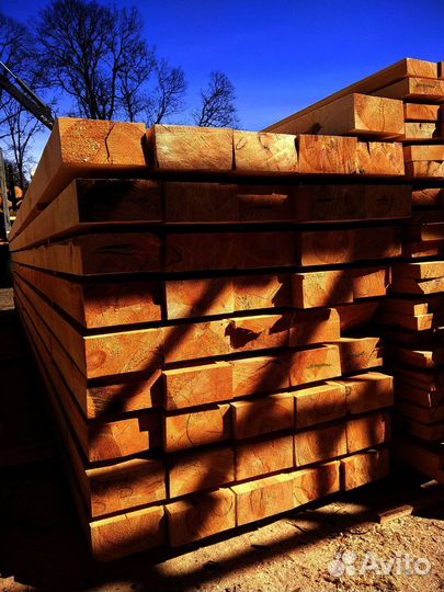 Брус из сосны для качественного строительства