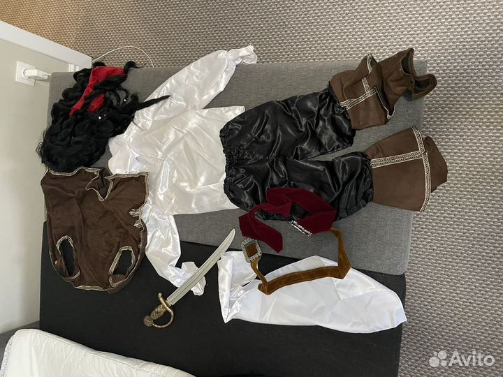 Карнавальный костюм пират джек воробей