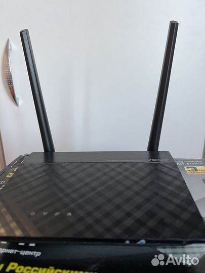 Роутер Аzuz RT-N11P в коробке со шнурами, с докум