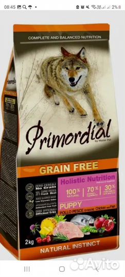 Primordial 6кг корм для кошек, щенков, собак