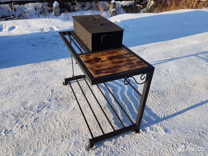 Мангал в стиле лофт