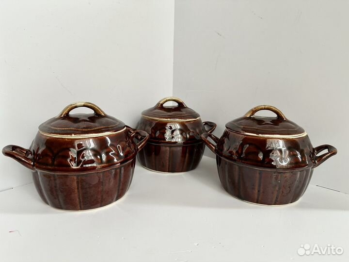 Горшочек для запекания 3+3 шт