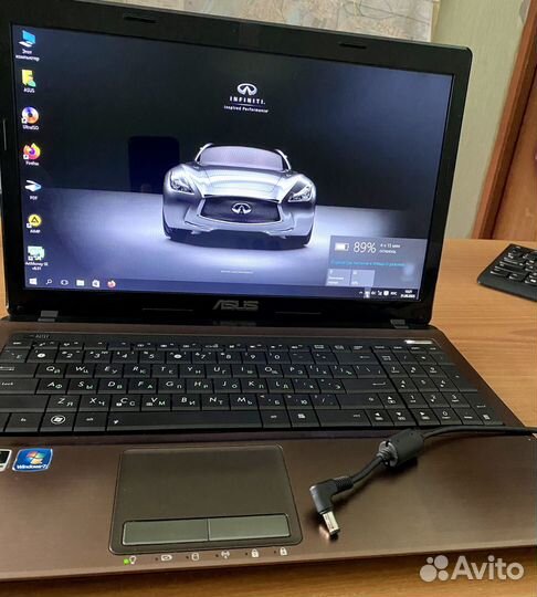 Ноутбук asus Core i5/DDR 8gd/SSD120gb