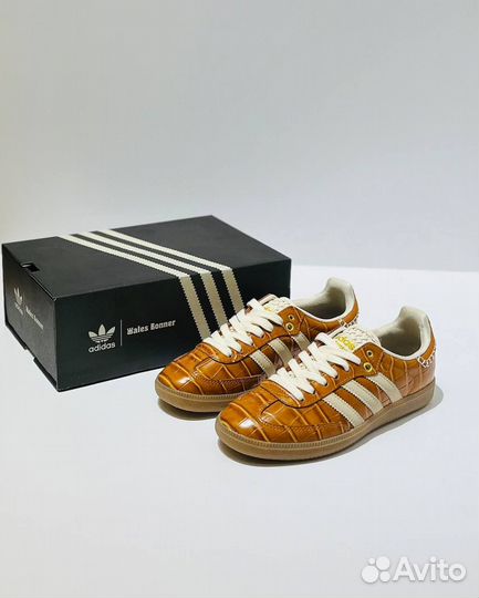 Wales Bonner x adidas Samba OG Croc Night Brown