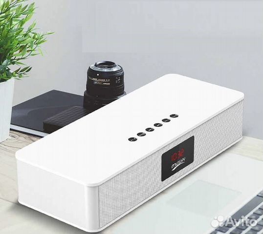 Портативная колонка musky DY-19 + часы