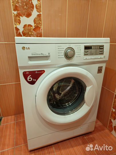 Стиральная машина бу lg 6 кг