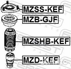 Пыльник амортизатора mazda 3/6/CX-5 11- пер. MZ