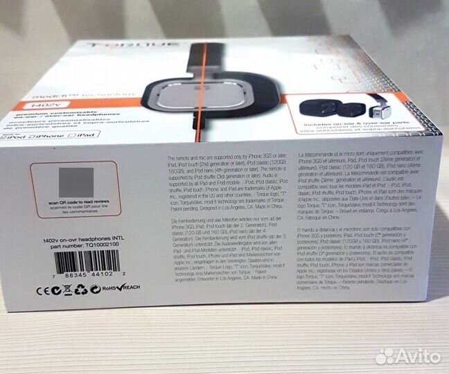 Наушники Torque T402v новые оригинал