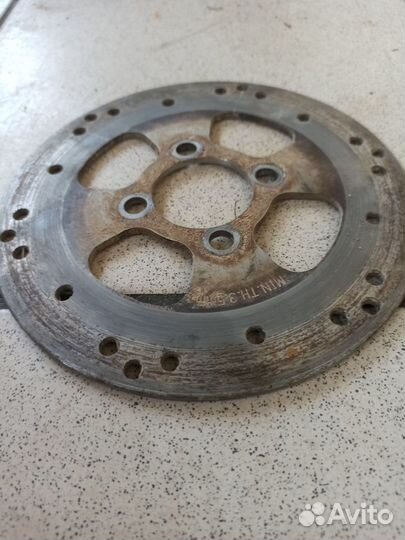 Диск тормозной задний Русская механика 500 tgb