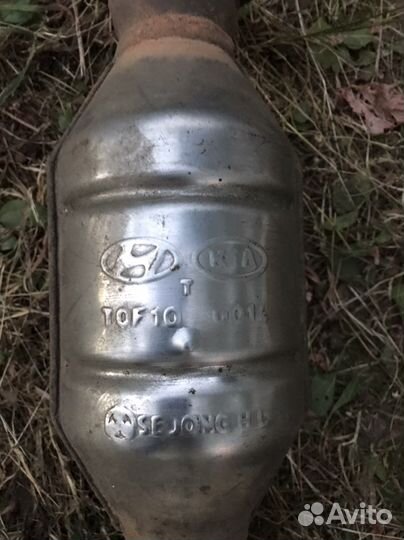 Глушитель Hyundai Solaris 1 Kia Rio 3 в сборе