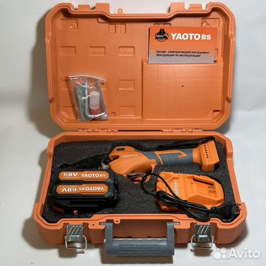 Электросекатор аккумуляторный садовый / ножницы дл