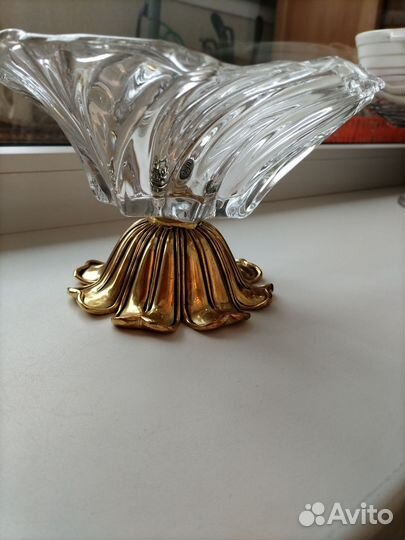 Ваза хрустальная, компотье