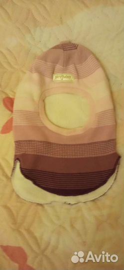 Шапка шлем для девочки 50-52