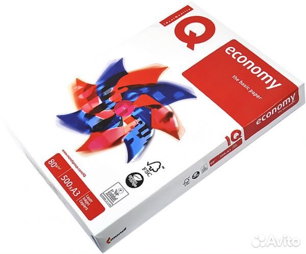 Бумага A3 80 г/м² 500 листов IQ Economy