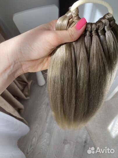 Афрохвост многоразовый съёмный из канекалона