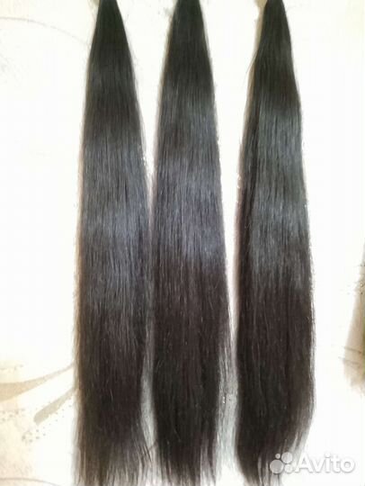 Волосы натуральный для наращивания 70 см
