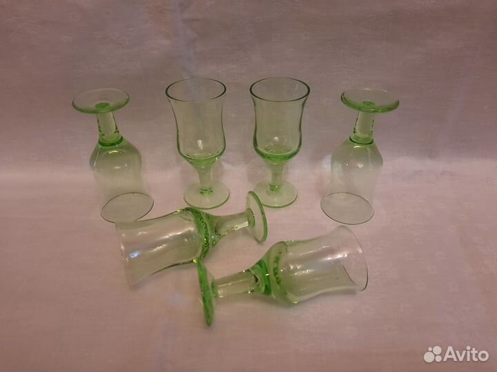 Ликерные рюмки цветное стекло