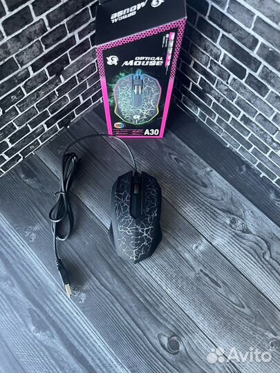 Компьютерная мышка подсветка проводная