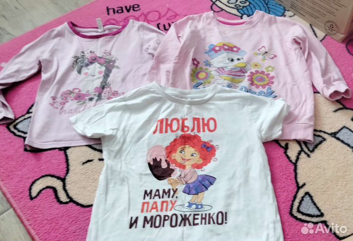 Вещи пакетом на девочку 98