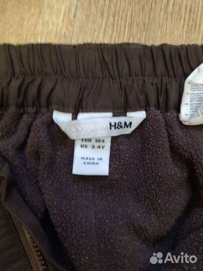 Зимние брюки детские H&M