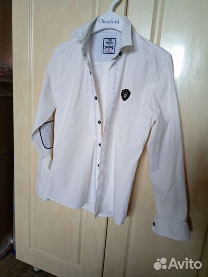 Рубашки, пиджак, водолазки мальчик школа 134-140