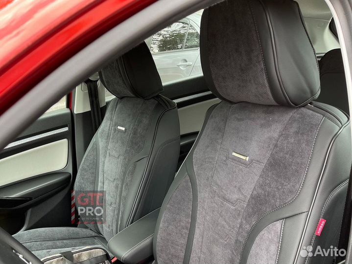 Авточехлы 5D LADA Vesta велюр премиум каркасные