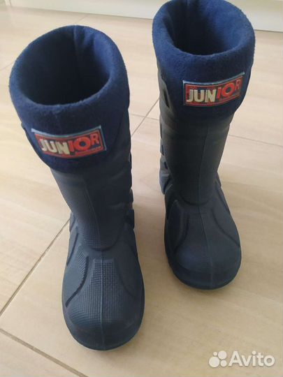 Резиновые сапоги утеплённые (eva)