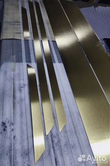 Полоса латунь полированная, вставка