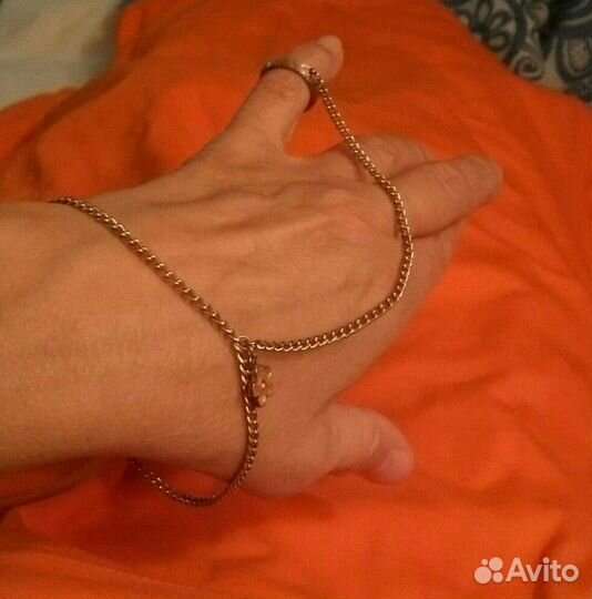 Цепь браслет и кольцо