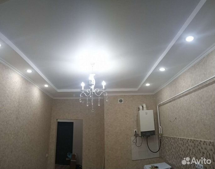 Потолки натяжные и гипсокартоновые