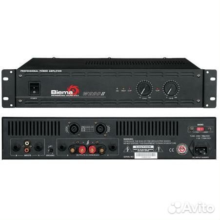 Профессиональный усилитель biema W220