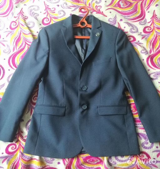 Пиджак школьный для мальчика 158