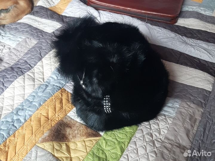 Шапка норковая женская новая