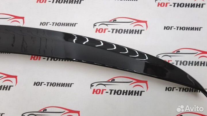 Спойлер на крышку багажника S-class w221