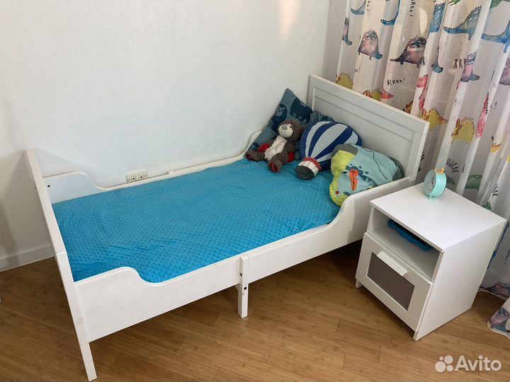 Детская кровать IKEA раздвижная сундвик
