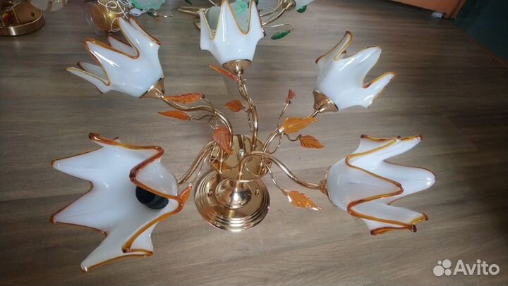 Люстра потолочная бу