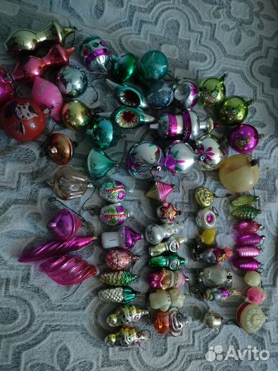 Елочные игрушки СССР советские