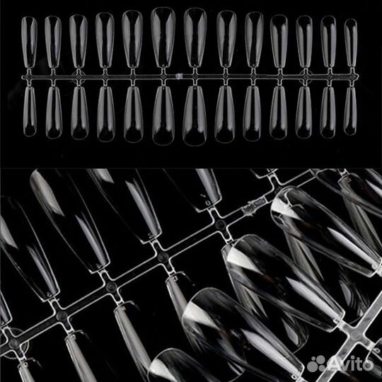 Гелевые типсы для наращивания ногтей