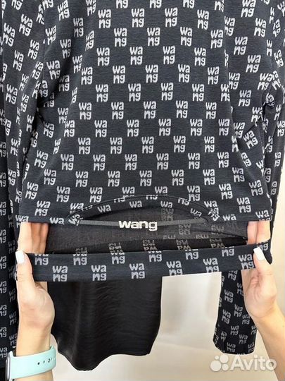 Лонг Alexander Wang с разрезом на спине