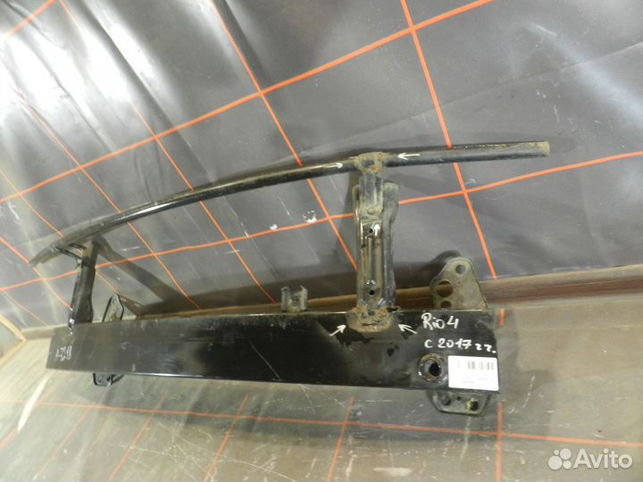 Усилитель переднего бампера-Kia Rio 4 (2017-20г.в)