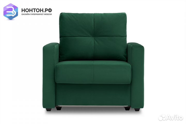 Кресло еврокнижка Вита изумрудное