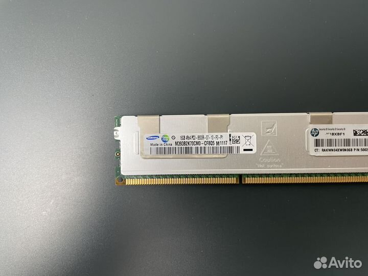 Память серверная DDR3 16GB ECC REG samsung 1066 MH