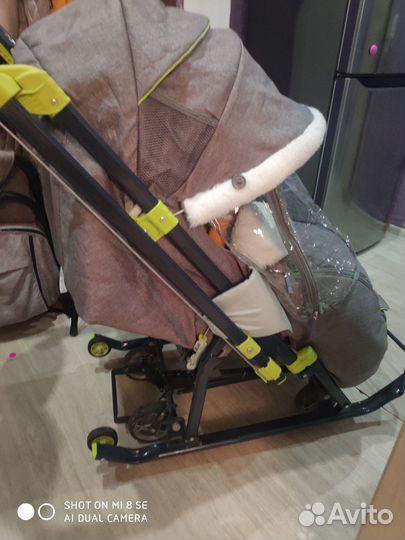 Детские санки коляска nika