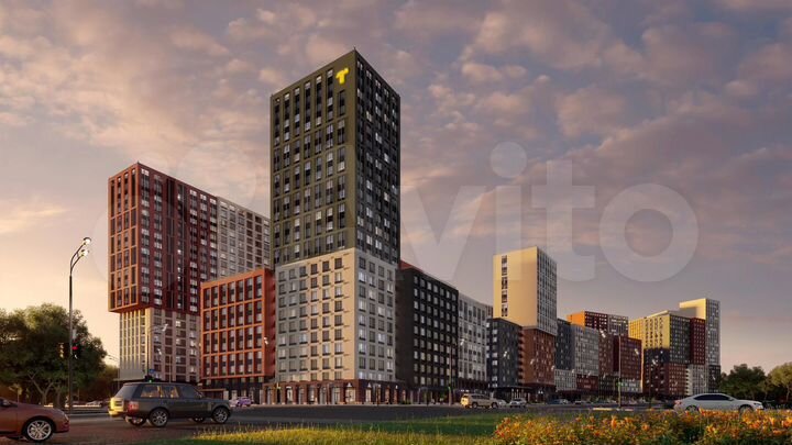 3-к. квартира, 56,2 м², 7/19 эт.