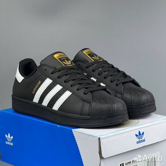 Кроссовки Adidas Superstar All Black