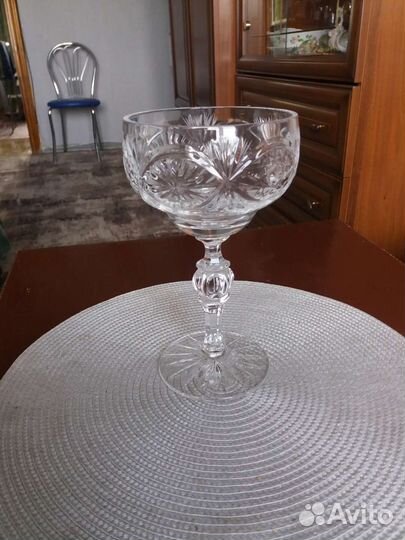 Ваза для фруктов. Хрусталь