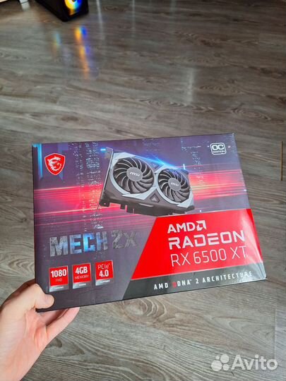 Видеокарта msi rx6500xt